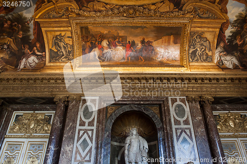 Image of Interiors and details of Château de Versailles, France