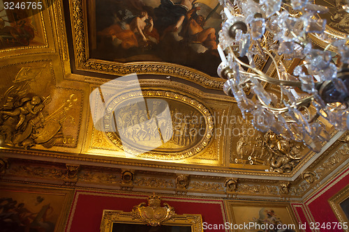 Image of Interiors and details of Château de Versailles, France