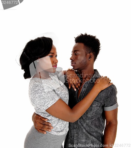 Image of Young black couple.