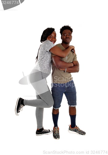Image of Lovely black couple.