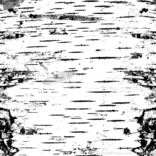 Image of bark of birch in the cracks texture. illustration.