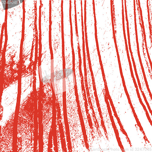 Image of Texture  white  wall with bloody red stains. illustration