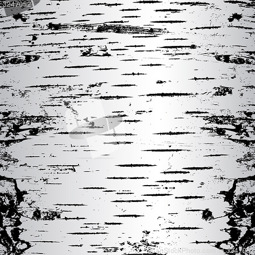 Image of bark of birch in the cracks texture. illustration.