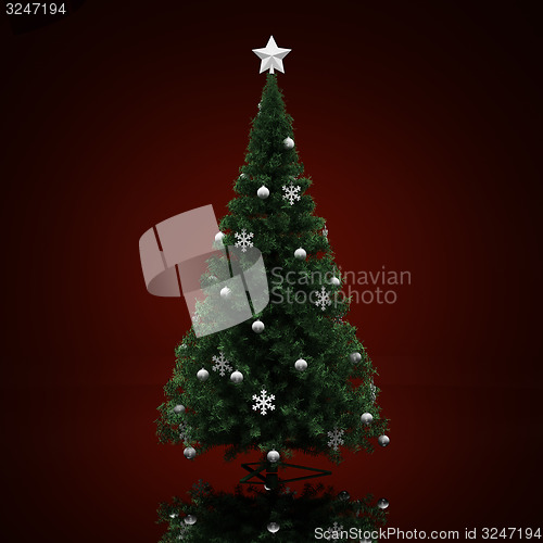 Image of Decorated Christmas tree