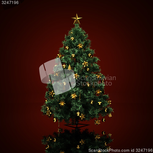 Image of Decorated Christmas tree