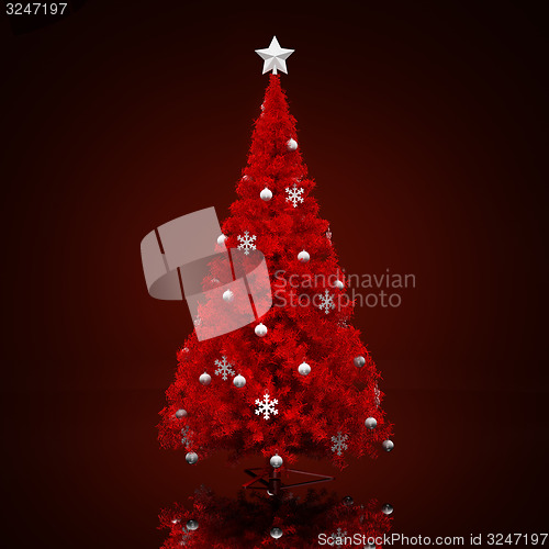 Image of Decorated Christmas tree