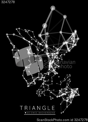 Image of Abstract network connection background