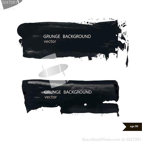Image of Splash banner. Watercolor background. 