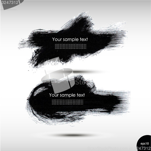 Image of Vector illustration of Splash banners set