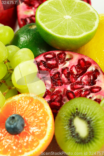 Image of Fresh fruits with lot of vitamins