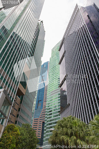 Image of skyscrapers in city