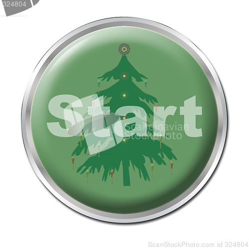 Image of Button To Start Christmas