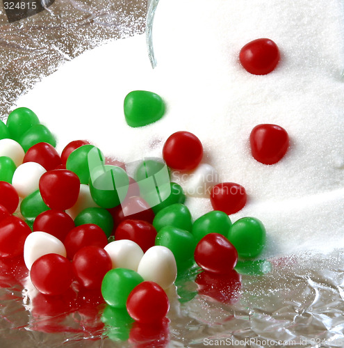 Image of sugar bowl and candy