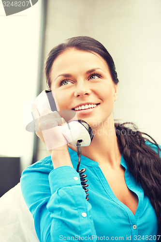 Image of woman with phone