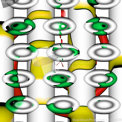 Image of Abstract 3d background
