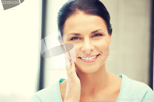 Image of happy and smiling woman