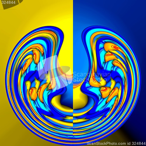 Image of Abstract 3d background