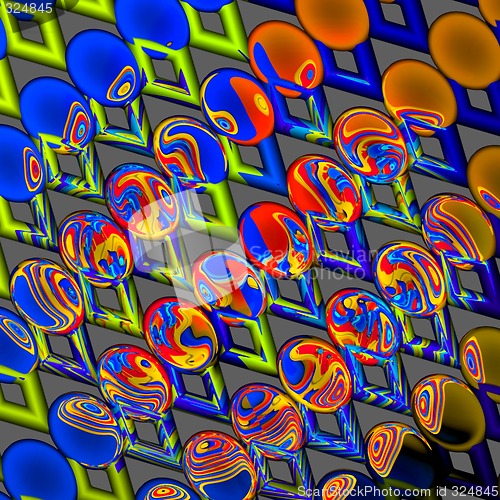 Image of Abstract 3d background