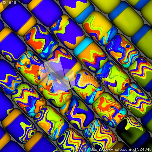Image of Abstract 3d background