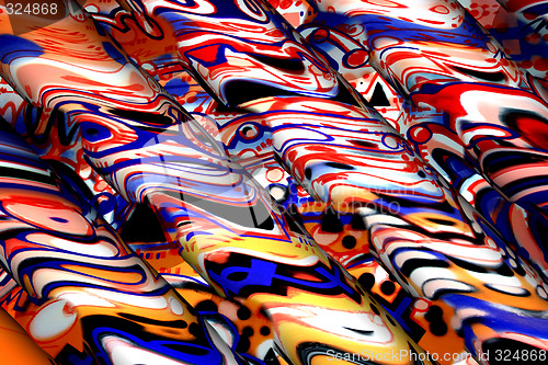 Image of Abstract 3d background