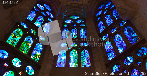 Image of Church windows interior