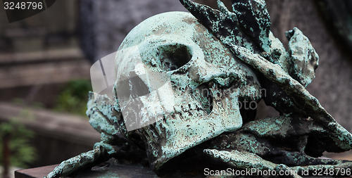 Image of Old Cemetery statue