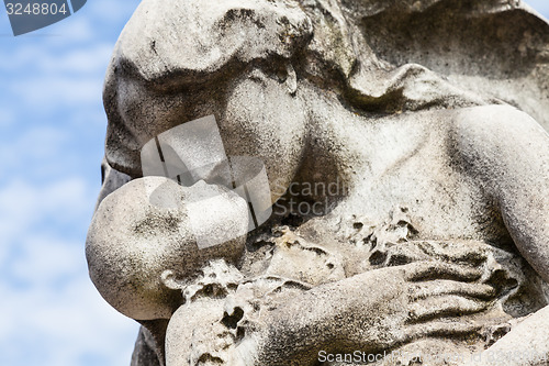 Image of Old cemetery statue