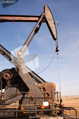 Image of North Dakota Oil Pump Jack Fracking Crude Extraction Machine