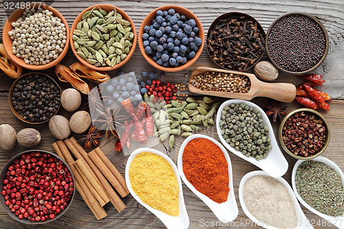 Image of Aromatic spices.
