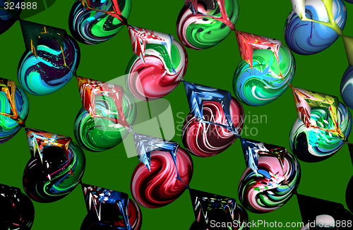 Image of Abstract 3d background