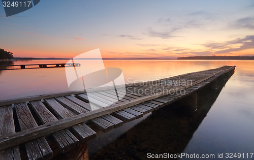 Image of St Georges Basin Jetties at sunset