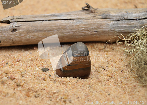 Image of Tiger iron on beach