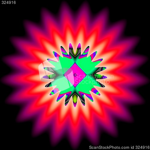Image of Abstract 3d background