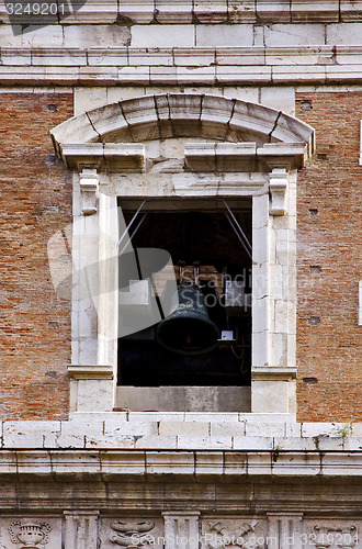 Image of tower in santa chiara naples and the bell