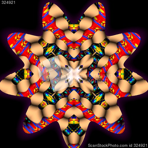 Image of Abstract 3d background