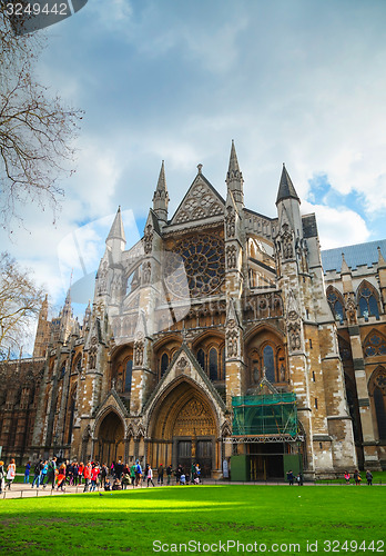 Image of Westminster Abbey church in London