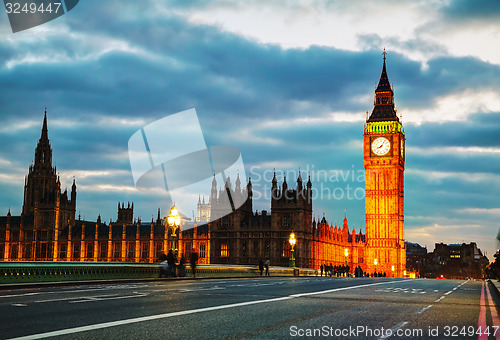 Image of Elizabeth tower in London