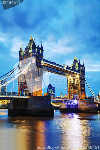 Image of Tower bridge in London, Great Britain