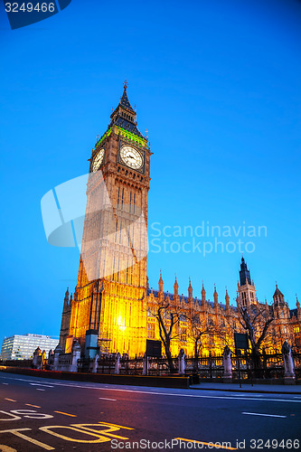 Image of Elizabeth (Clock) tower in London