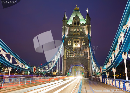 Image of Tower bridge in London, Great Britain