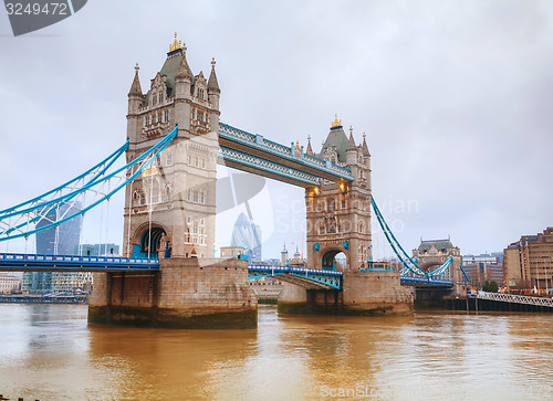 Image of Tower bridge in London, Great Britain