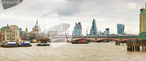 Image of Panoramic overview of City of London 