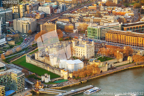 Image of Aerial overview of Tower fortress