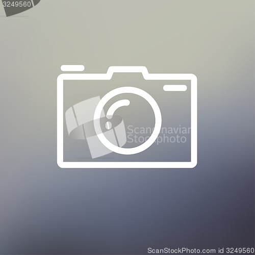 Image of Camera thin line icon