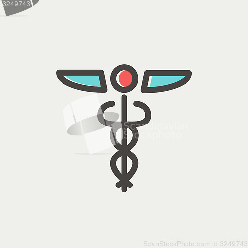 Image of Medical Symbol thin line icon 