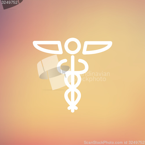 Image of Medical Symbol thin line icon 