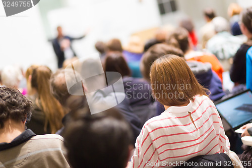 Image of Audience in the lecture hall.