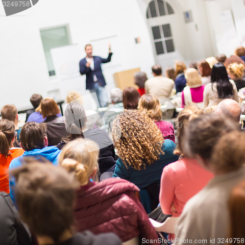Image of Audience in the lecture hall.