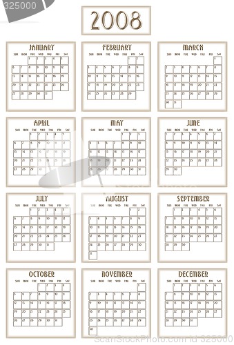 Image of 2008 Calendar