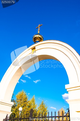 Image of Church in autumn